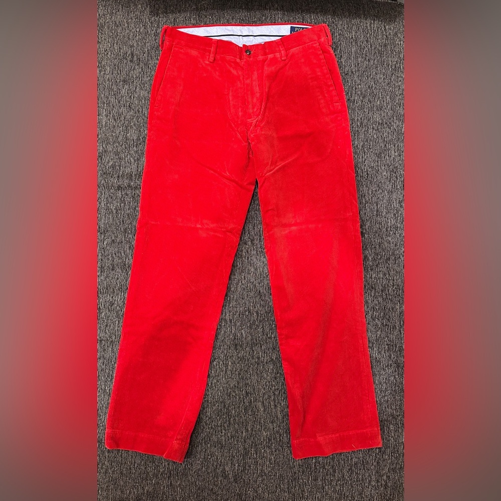 Ralph Lauren Men’s Red Courdory Pants